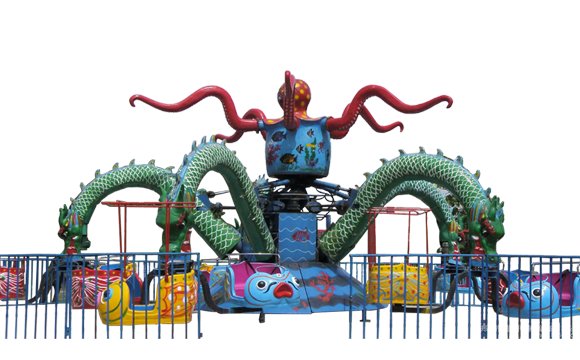 网红游乐设备大章鱼
